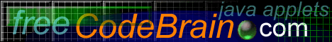 CodeBrain.com - Free JAVA Applets, Freeware, Shareware, How-To's, Books, Graphics